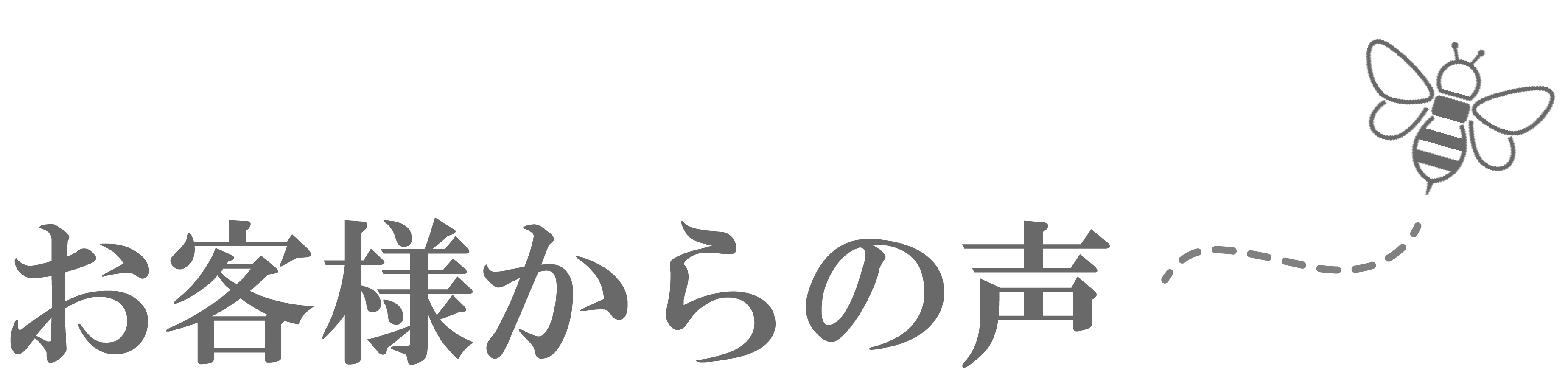 お客様からの声